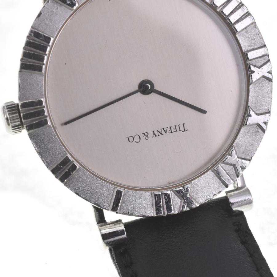 TIFFANY&Co.（ティファニー） アトラス M0640 SV925/レザー クォーツ