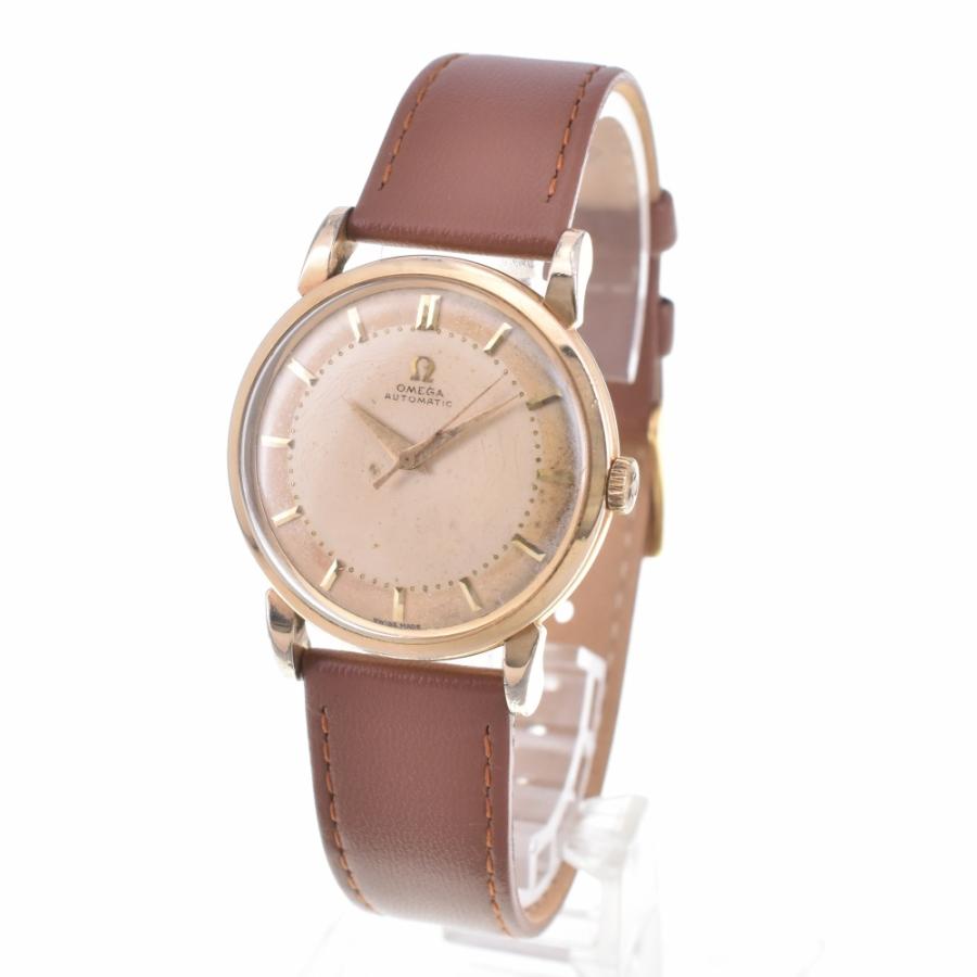 オメガ OMEGA 2445-10 SC ヴィンテージ ハーフローター 自動巻き メンズ L#142526