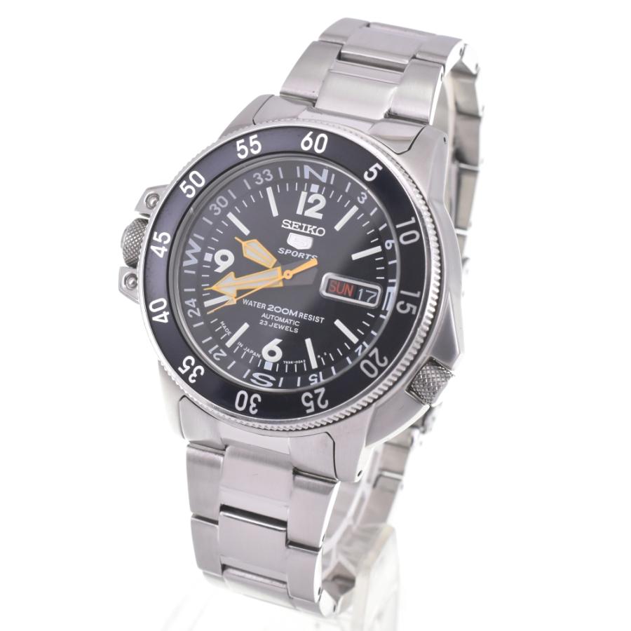 SEIKO セイコー SKZ211J1/7S36-01E0 5スポーツ ブラックアトラス 自動  