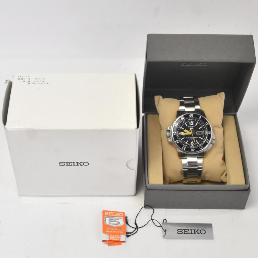 SEIKO セイコー SKZ211J1/7S36-01E0 5スポーツ ブラックアトラス 自動  