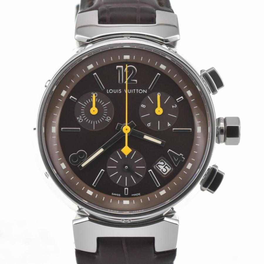 ルイヴィトン Q1321 タンブール クロノグラフ 箱付き LOUIS VUITTON（ルイ・ヴィトン） 値下 LOUIS VUITTON Q1321