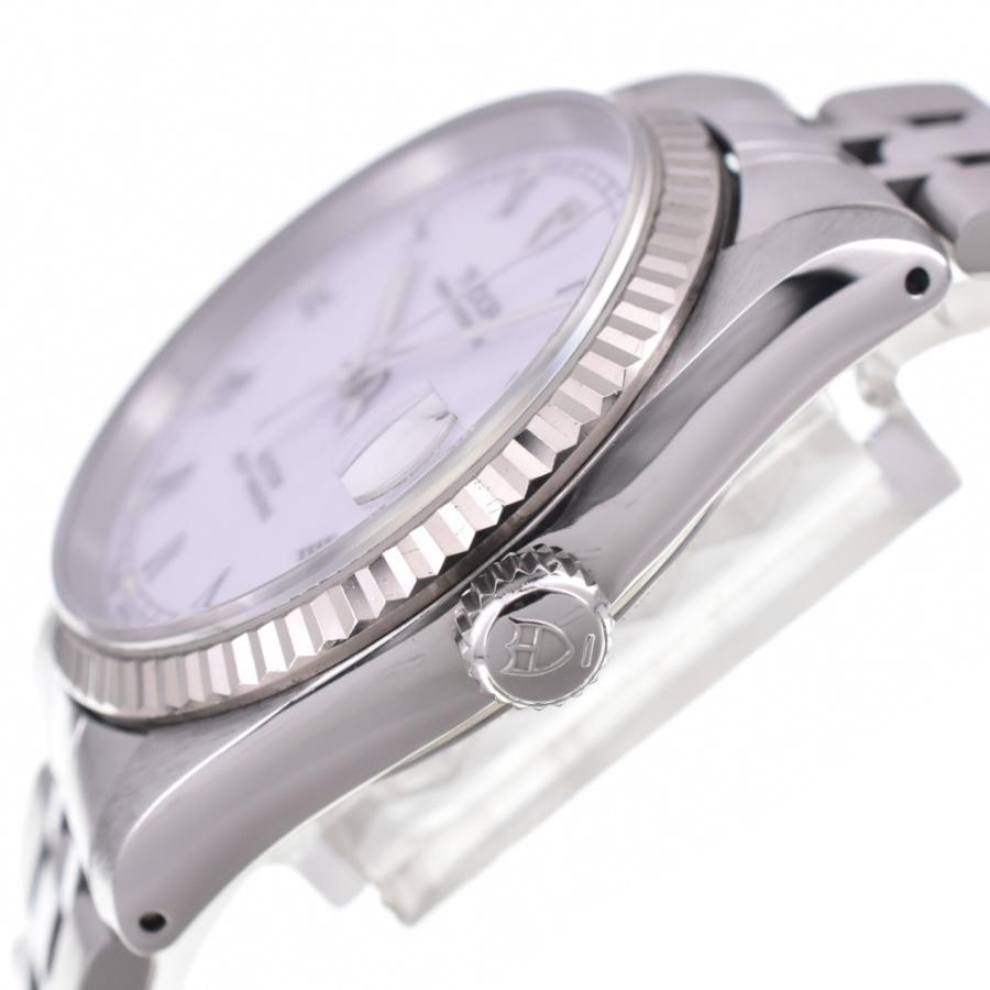 【極美品】TUDOR 12700 3Pダイヤモンド デイト自動巻き OH済み 中古)TUDOR チューダー スタイル 12700 ブラック（商品ID