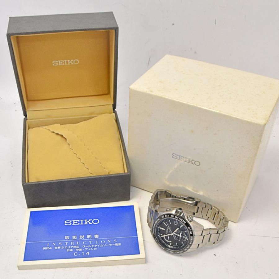 【稼動】 箱付 SEIKO ブライツ 腕時計 電波ソーラー SAGA119 SEIKO（セイコー） 値下 SEIKO SAGA119 ブライツ ワールドタイム