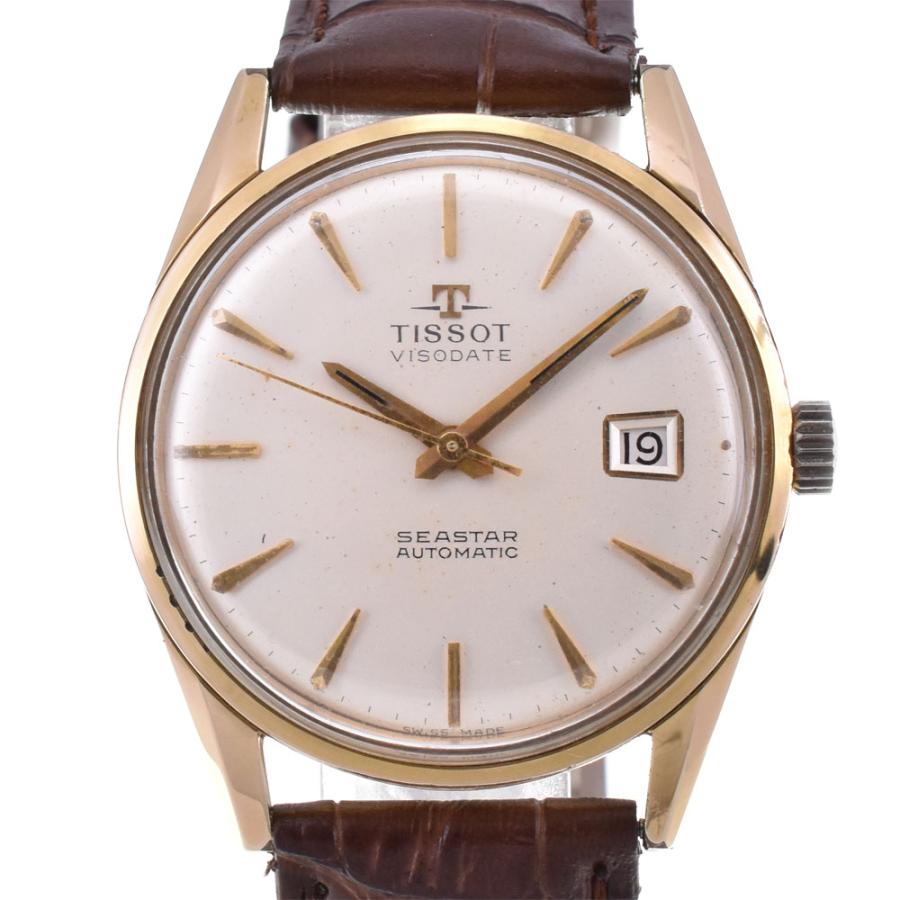 TISSOT（ティソ） 値下 ヴィンテージ シースター デイト GP/レザー