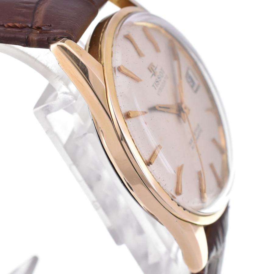 TISSOT（ティソ） 値下 ヴィンテージ シースター デイト GP/レザー