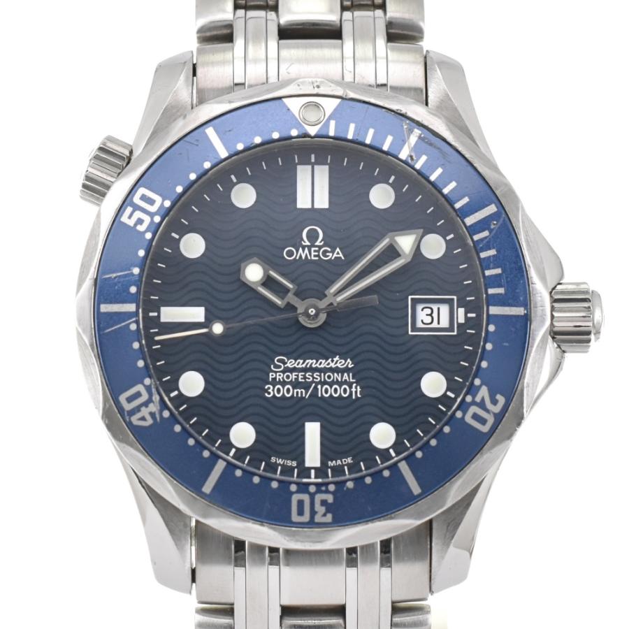 オメガ 2561.80 シーマスター メンズ 時計 コマ OMEGA オメガ 2561.80 シーマスター 300m デイト クォーツ