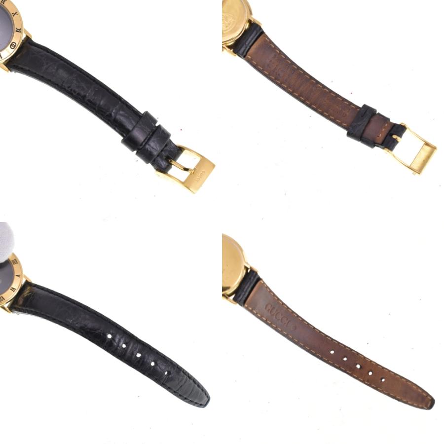 GUCCI（グッチ） GUCCI 3000L GP/レザー クォーツ レディース R#143628
