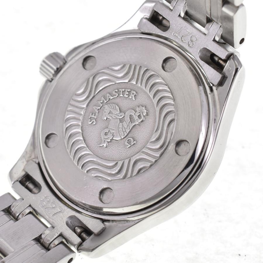 値下 オメガ OMEGA 2571.43 シーマスター デイト 120m クォーツ レディース 良品 A#143913の画像