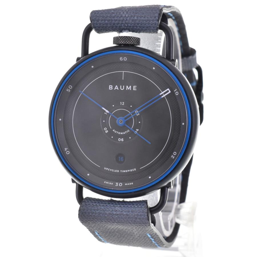 値下 ベルト訳あり ボーム＆メルシェ Baume & Mercier M0A10587 ボーム オーシャン 限定モデル メンズ 箱・保証書付き B#144114の画像
