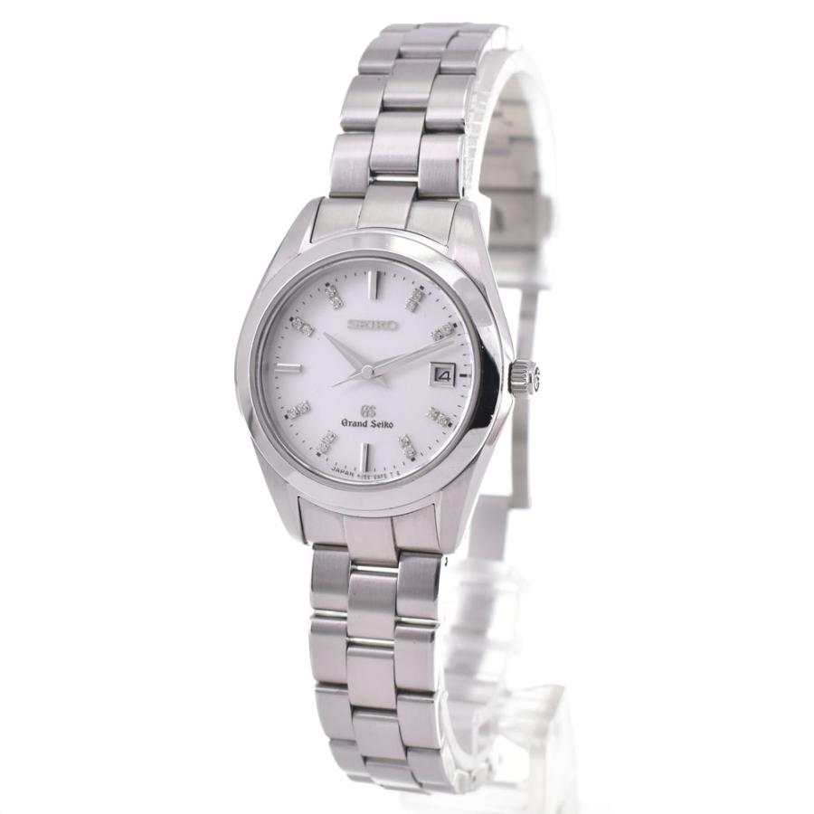 グランドセイコー Grand Seiko 腕時計 ヘリテージコレクション STGF273/4J52-0AB0 16ポイント ダイヤインデックス ホワイト文字盤 デイト SS クオーツアナログ 【箱・保付き】 【中古】 グランドセイコー ヘリテージコレクション レディース クオーツ