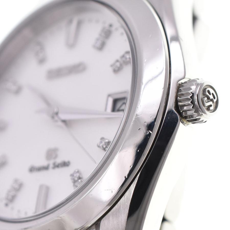 グランドセイコー Grand Seiko 腕時計 ヘリテージコレクション STGF073/4J52-0AB0 デイト 16ポイント ダイヤインデックス サンレイ ホワイト文字盤 SS クオーツアナログ 【中古】 Grand Seiko - グランドセイコー Grand Seiko 腕時計 ヘリテージ