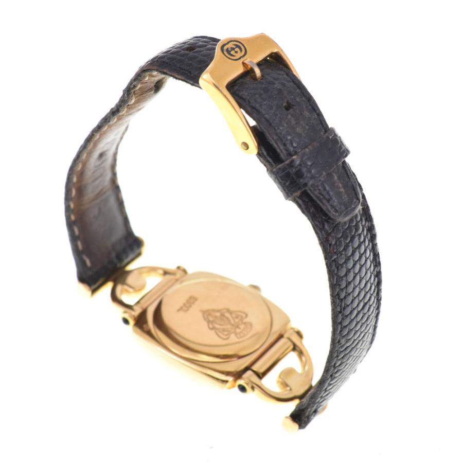 GUCCI（グッチ） GUCCI 6300L GP/レザー クォーツ レディース C#144228