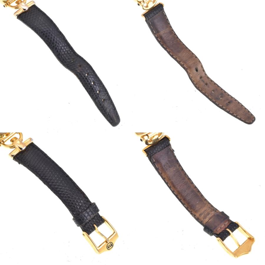 GUCCI（グッチ） GUCCI 6300L GP/レザー クォーツ レディース C#144228