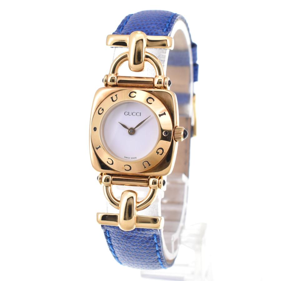 稼働品 GUCCI ホースビット レディース腕時計 GUCCI 【希少】 【小型式