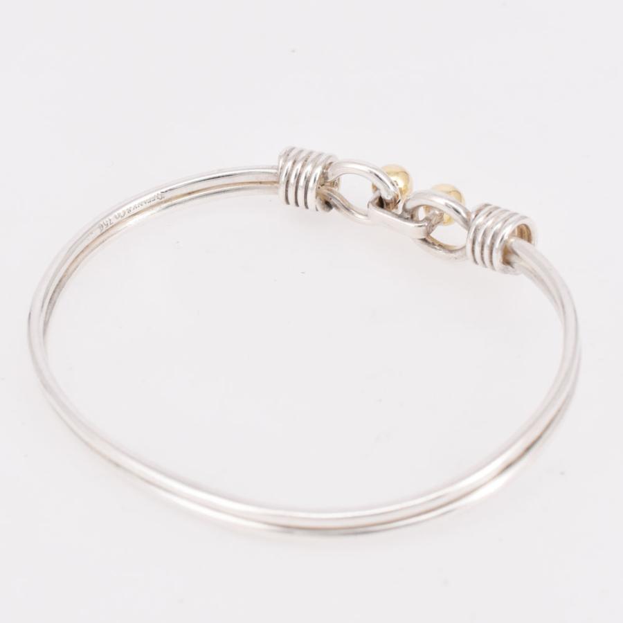 TIFFANY&Co.（ティファニー） ダブルフック＆アイ バングル シルバー