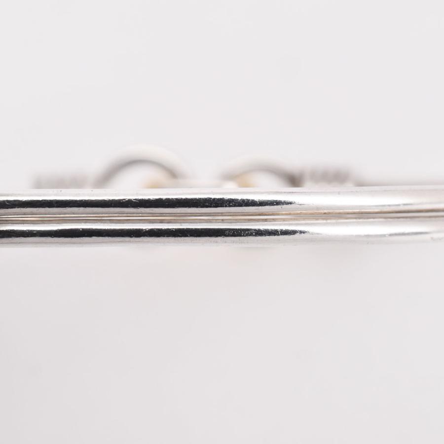TIFFANY&Co.（ティファニー） ダブルフック＆アイ バングル シルバー