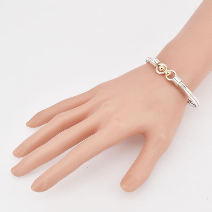 TIFFANY&Co.（ティファニー） ダブルフック＆アイ バングル シルバー