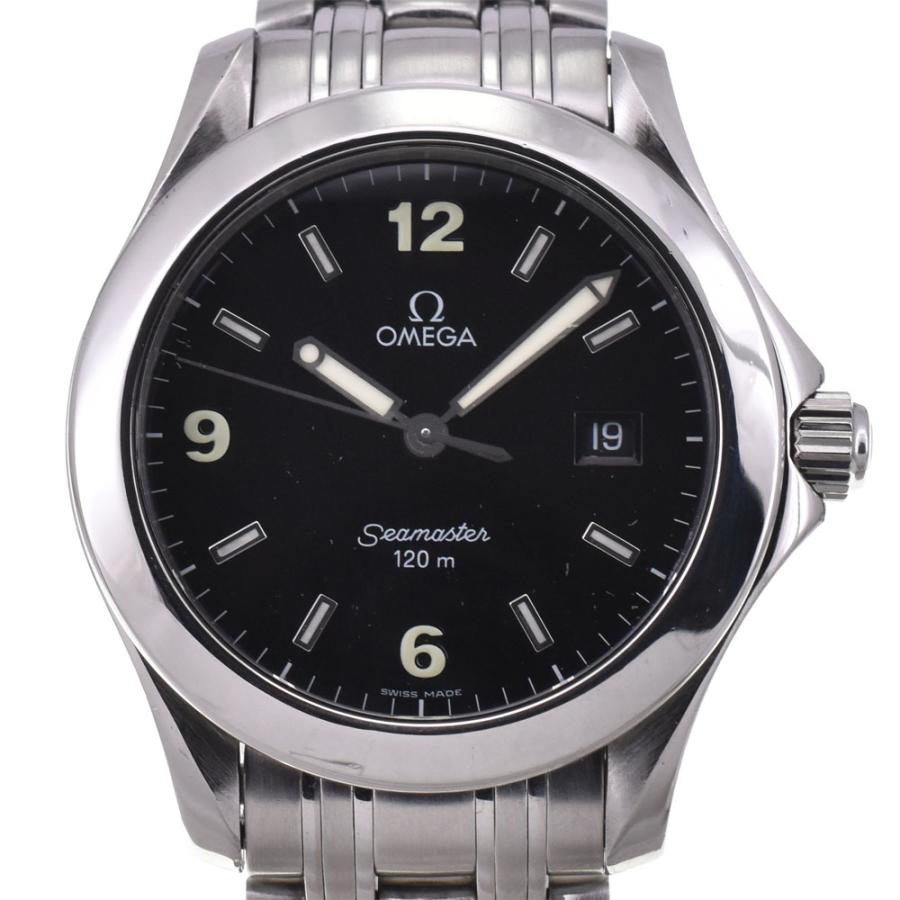 美品【メンズ/稼働】オメガ シーマスター 腕時計 クォーツ デイト OMEGA（オメガ） シーマスター 120M デイト クォーツ メンズ 良品 I