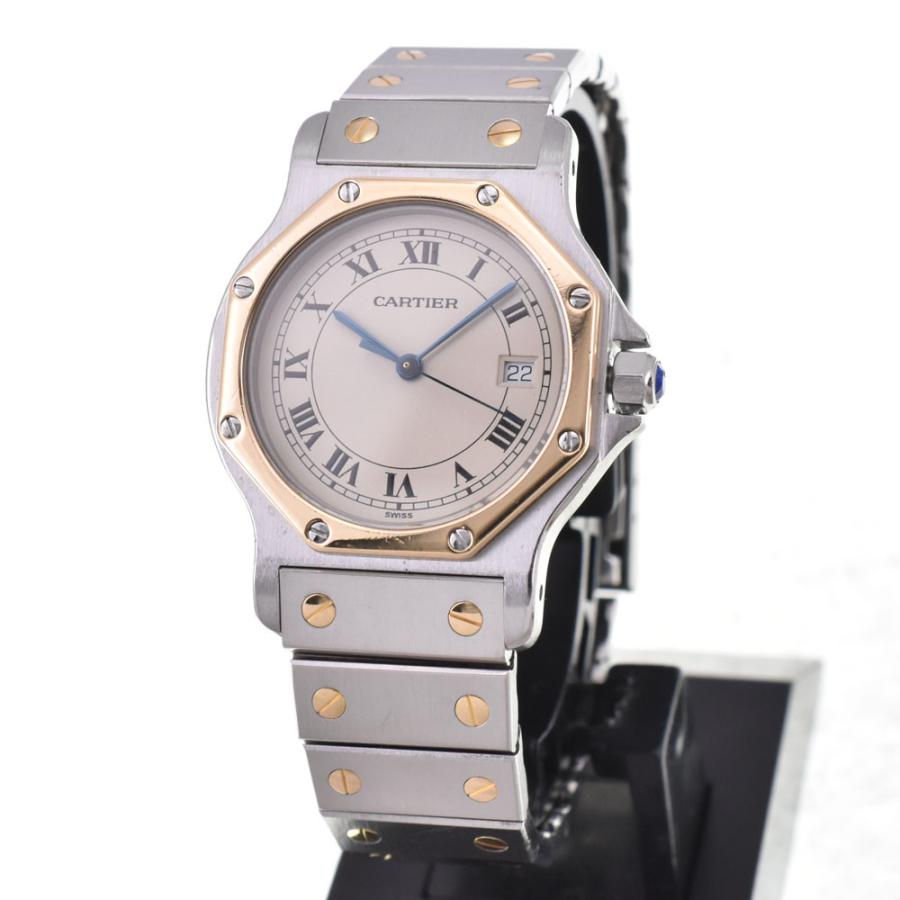 CARTIER】カルティエ サントス オクタゴン 187903 SS/K18YG