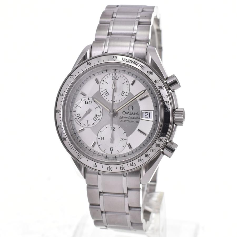オメガ　スピードマスター　3513.30 自動巻き クロノグラフ オメガ OMEGA スピードマスターデイト クロノグラフ 3513.30 シルバー