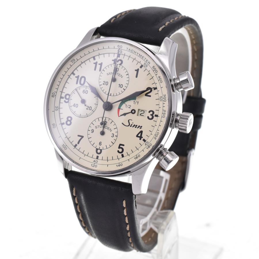 ★【美品】Sinn　956.KLASSIK　自動巻き Sinn（ジン） モデル956 クロノグラフ パワーリザーフ 自動巻き メンズ