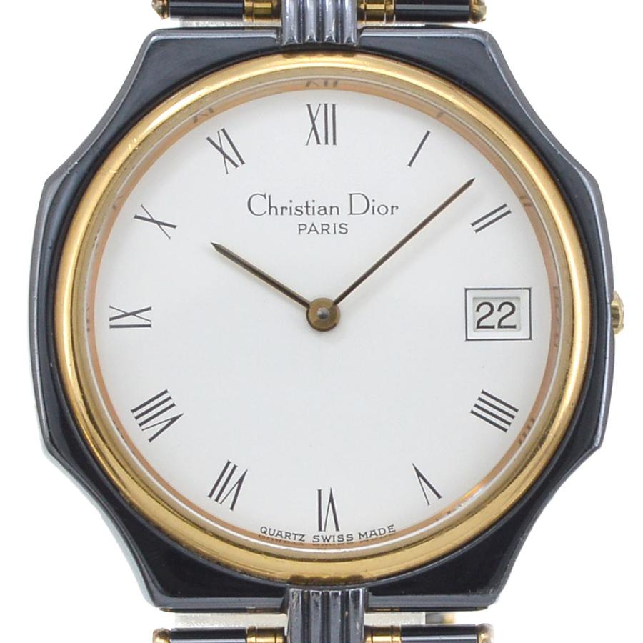 クリスチャンディオール Christian Dior 45.25.01 オクタゴン デイト