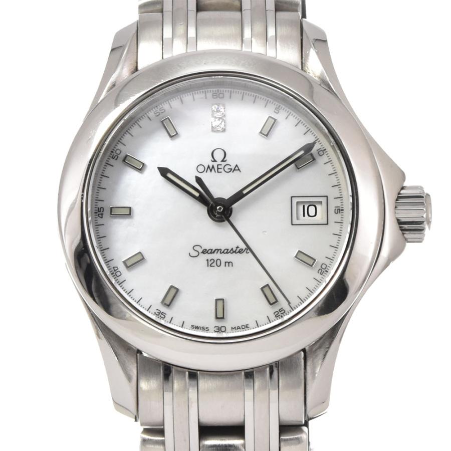 オメガ OMEGA 2371.81 シーマスター120 デイト クォーツ レディース _920330 OMEGA - オメガ OMEGA 2371.81 シーマスター120 デイト クォーツ