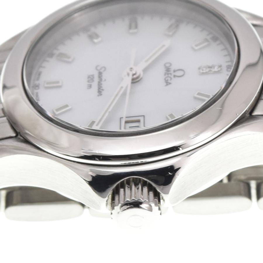 オメガ OMEGA 2581.21 シーマスター120 デイト クォーツ レディース _935759 OMEGA（オメガ） OMEGA 2581.64 シーマスター 120M 2Pダイヤ デイト