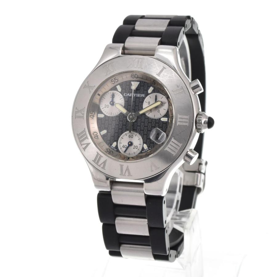 Cartier（カルティエ） CARTIER W10125U2 クロノスカフ21 クロノグラフ