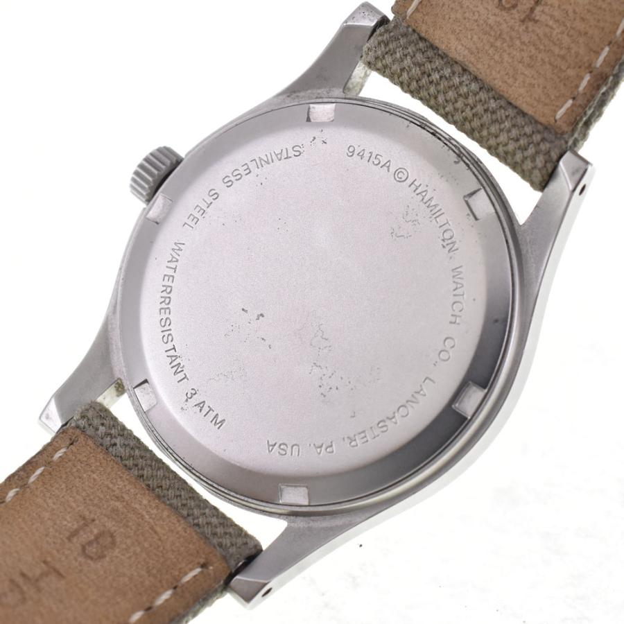 ハミルトン HAMILTON 9415A カーキ 手巻き ボーイズ 美品 N#145801の画像