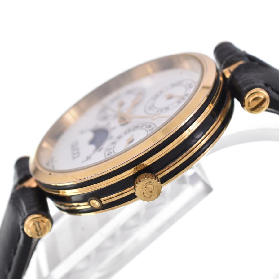 GUCCI（グッチ） ムーンフェイズ トリプルカレンダー クォーツ ユニ