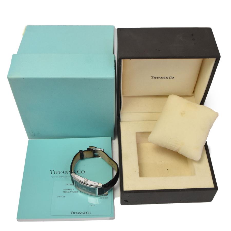 ティファニー TIFFANY&Co. Z0031.68.10A10A70A グランド 自動巻き メンズ 美品 箱・保証書付き Q#145980の画像