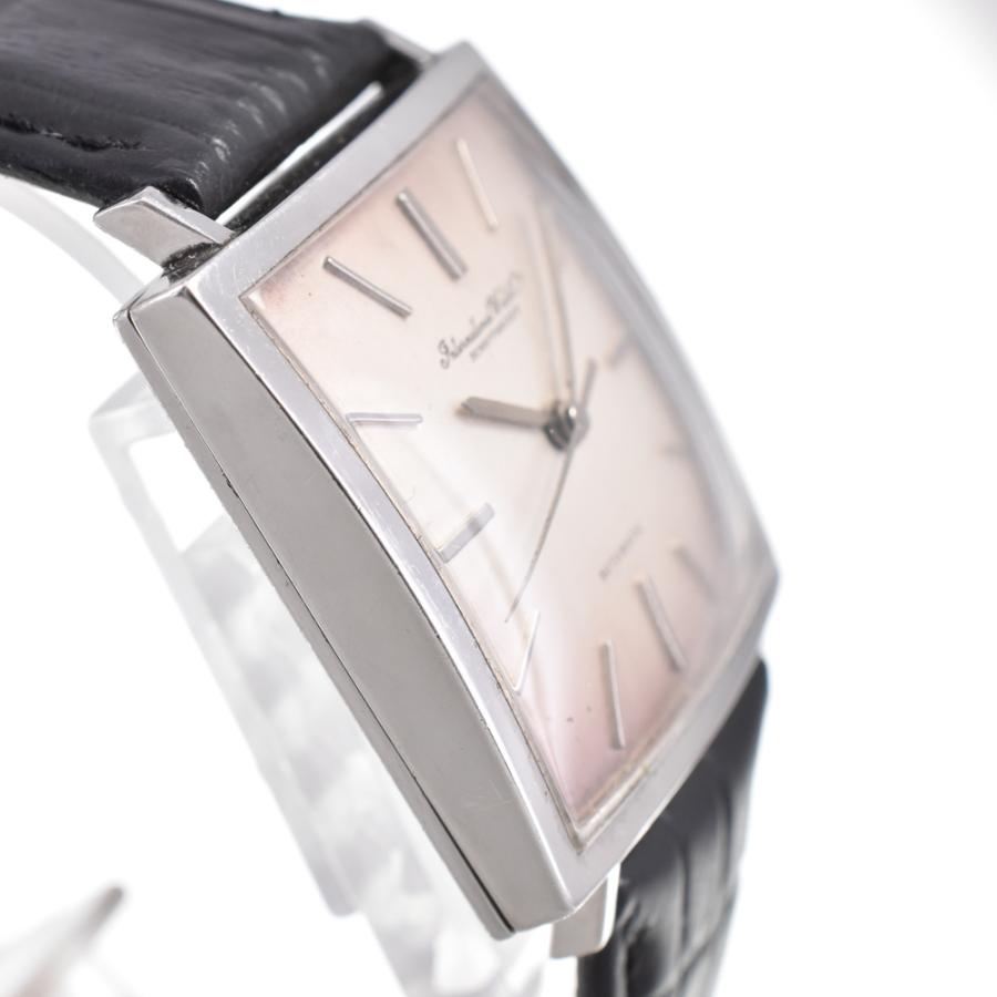 IWC IWC SCHAFFHAUSEN Ref.R1160A ヴィンテージ オールドインター Cal.854 アイボリー 自動巻き メンズ 腕時計 Y#146248の画像