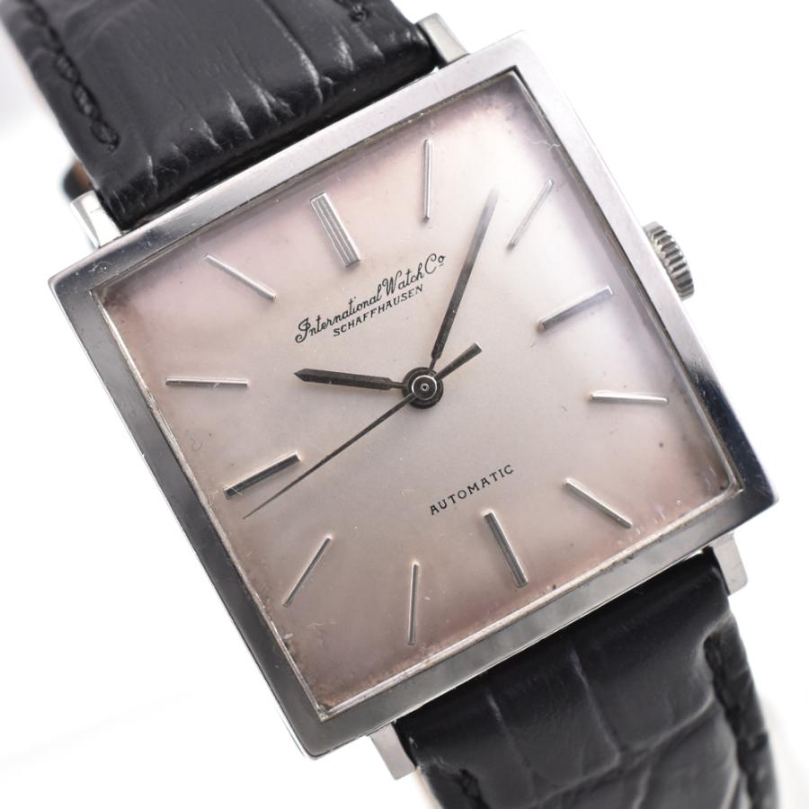 IWC IWC SCHAFFHAUSEN Ref.R1160A ヴィンテージ オールドインター Cal.854 アイボリー 自動巻き メンズ 腕時計 Y#146248の画像