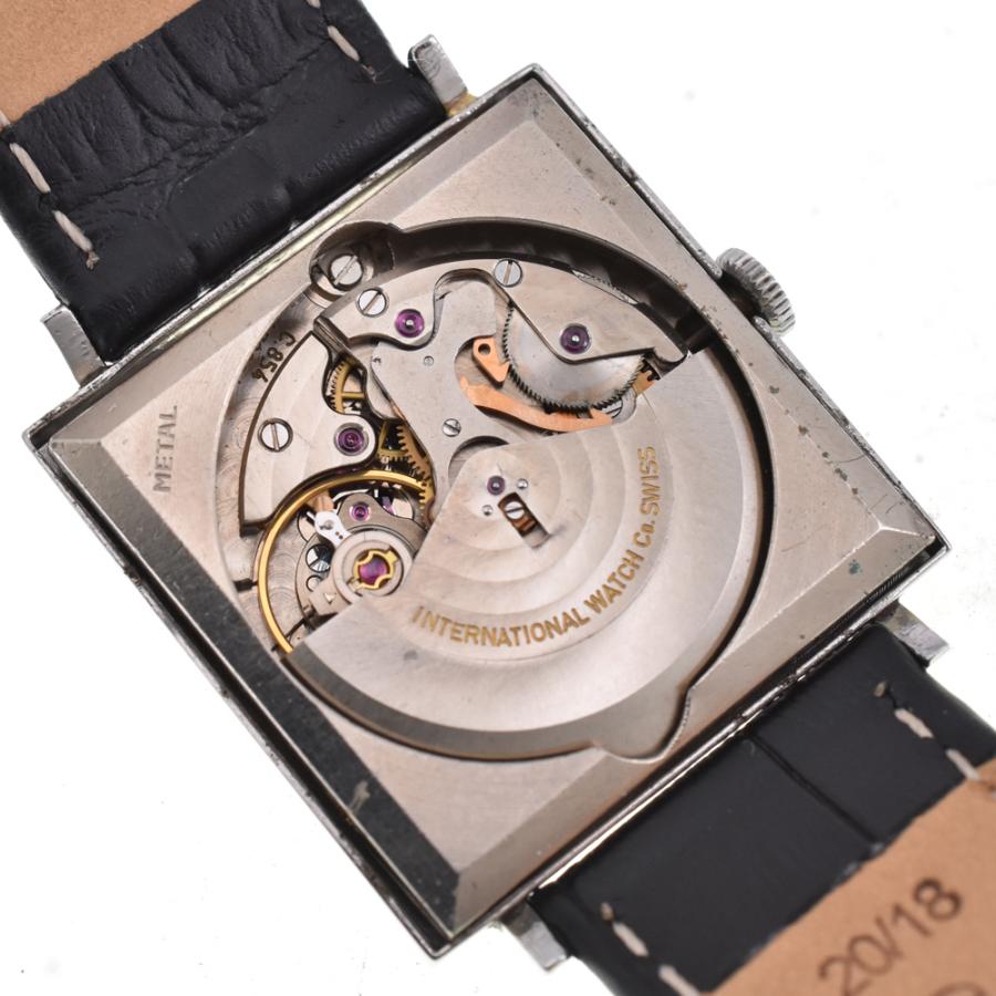 IWC IWC SCHAFFHAUSEN Ref.R1160A ヴィンテージ オールドインター Cal.854 アイボリー 自動巻き メンズ 腕時計 Y#146248の画像