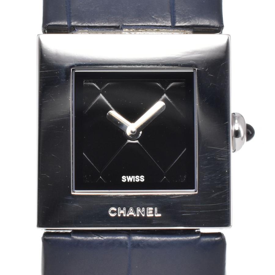 CHANEL（シャネル） マトラッセ ブラック クォーツ レディース 美品 