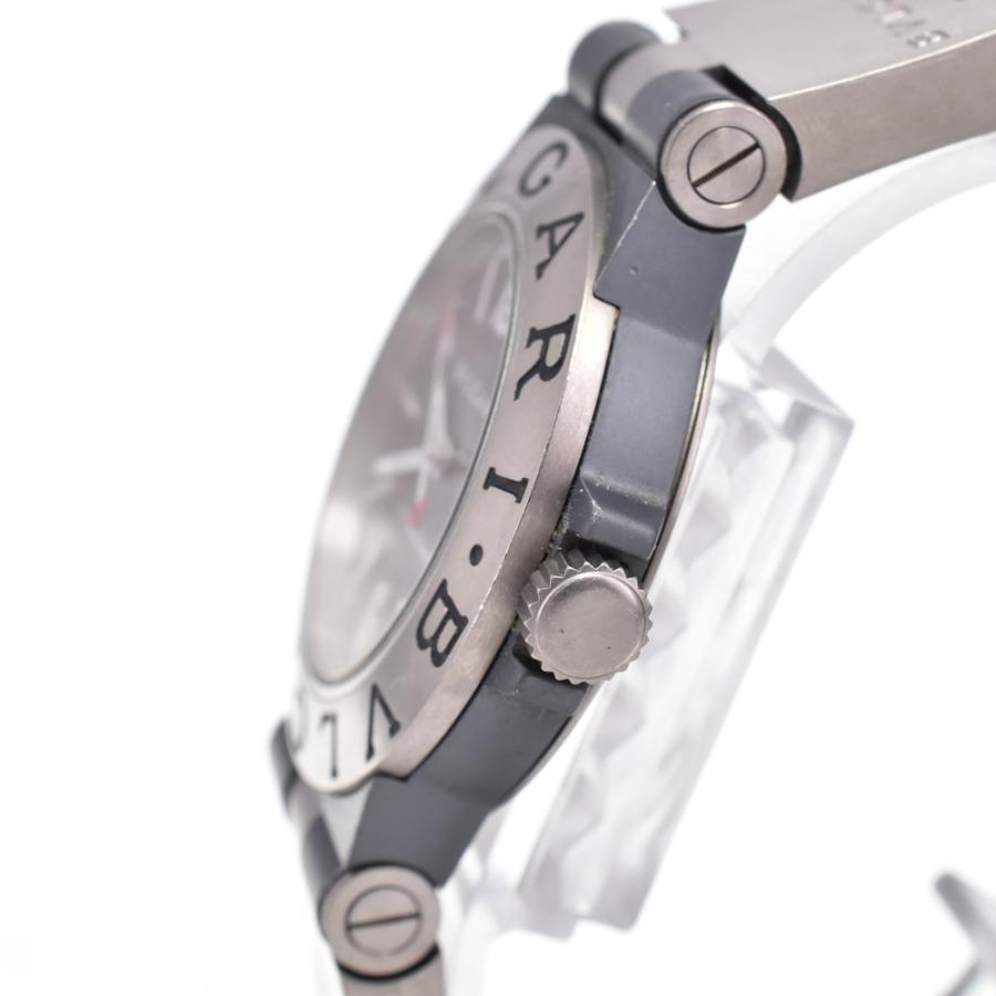 ブルガリ BVLGARI TI32TA ディアゴノ チタニウム デイト クォーツ ユニセックス A#146534の画像