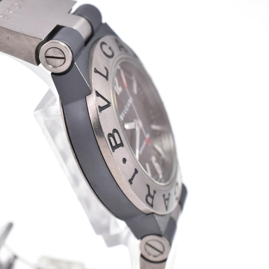 ブルガリ BVLGARI TI32TA ディアゴノ チタニウム デイト クォーツ ユニセックス A#146534の画像