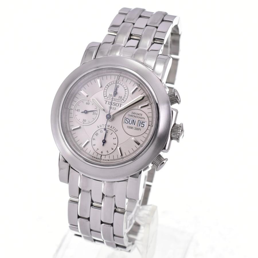 ティソ TISSOT T166/266 Tロード クロノグラフ デイデイト 自動巻き メンズ 良品 内箱付き A#146554の画像