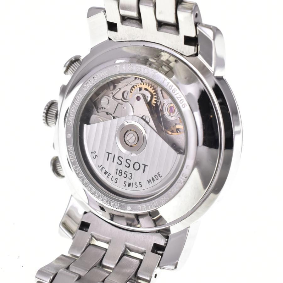 ティソ TISSOT T166/266 Tロード クロノグラフ デイデイト 自動巻き メンズ 良品 内箱付き A#146554の画像