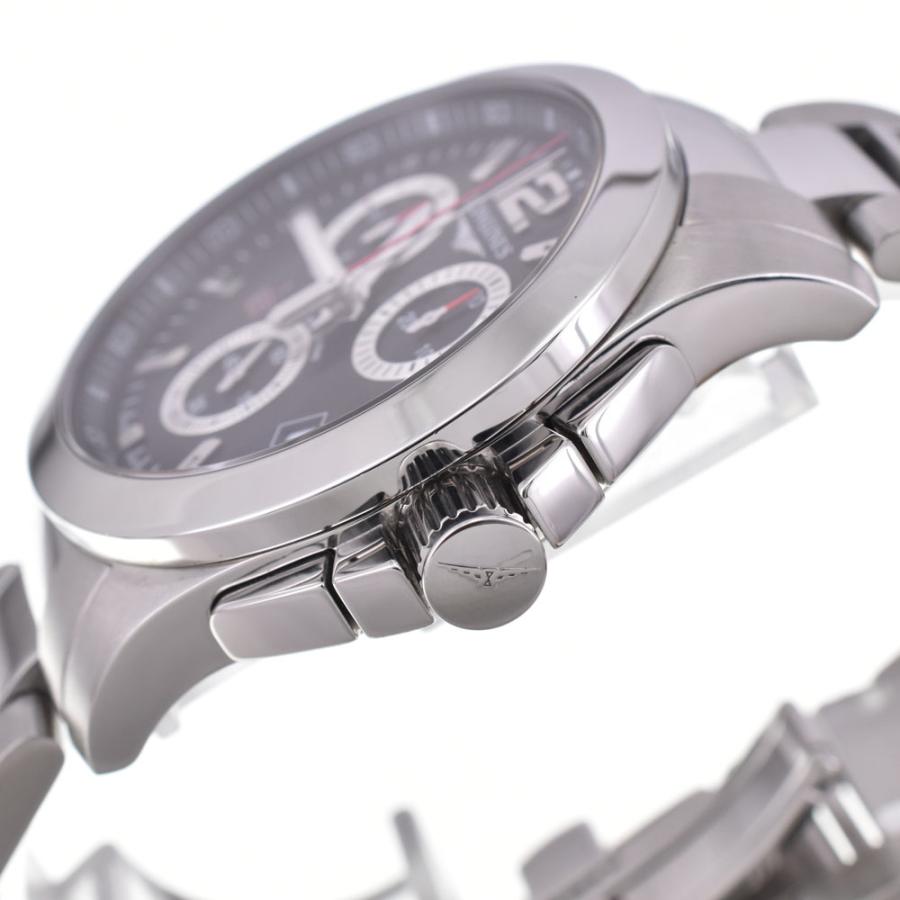 ロンジン LONGINES L3.700.4.56.6 ロコンクエスト クロノグラフ デイト クォーツ メンズ 良品 A#146574の画像