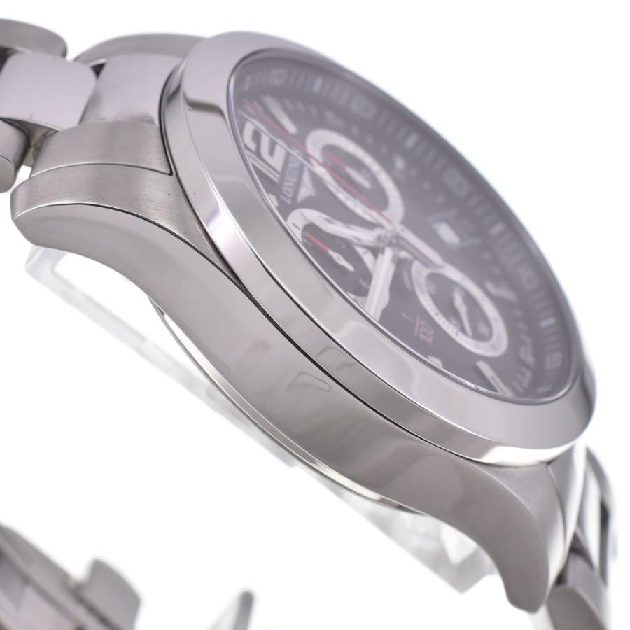 ロンジン LONGINES L3.700.4.56.6 ロコンクエスト クロノグラフ デイト クォーツ メンズ 良品 A#146574の画像