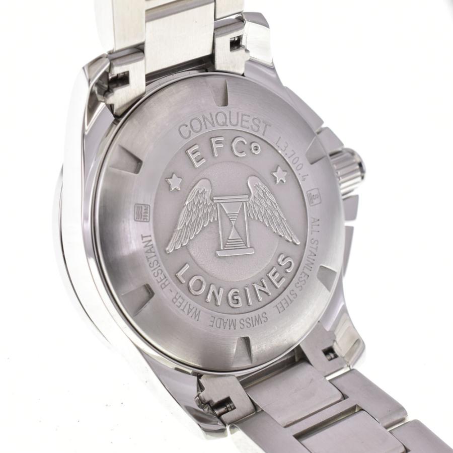 ロンジン LONGINES L3.700.4.56.6 ロコンクエスト クロノグラフ デイト クォーツ メンズ 良品 A#146574の画像