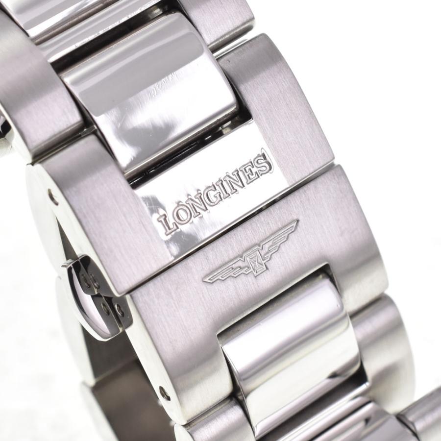 ロンジン LONGINES L3.700.4.56.6 ロコンクエスト クロノグラフ デイト クォーツ メンズ 良品 A#146574の画像