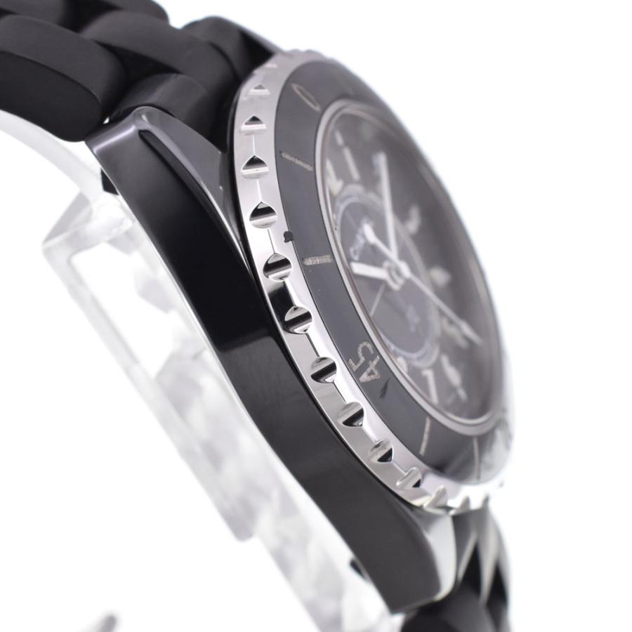 シャネル CHANEL H0681 J12 セラミック/ラバー クォーツ レディース 良品 A#146576の画像