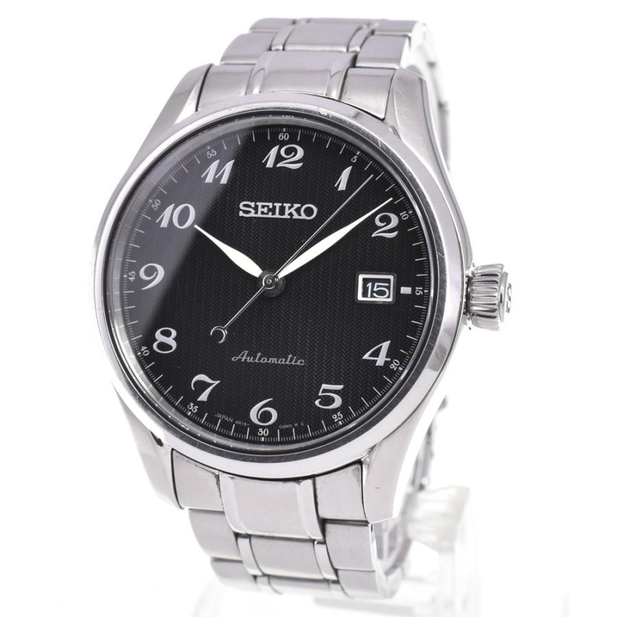 セイコー SEIKO 6R15-03N0 プレサージュ 裏スケ 自動巻き メンズ A#146589の画像