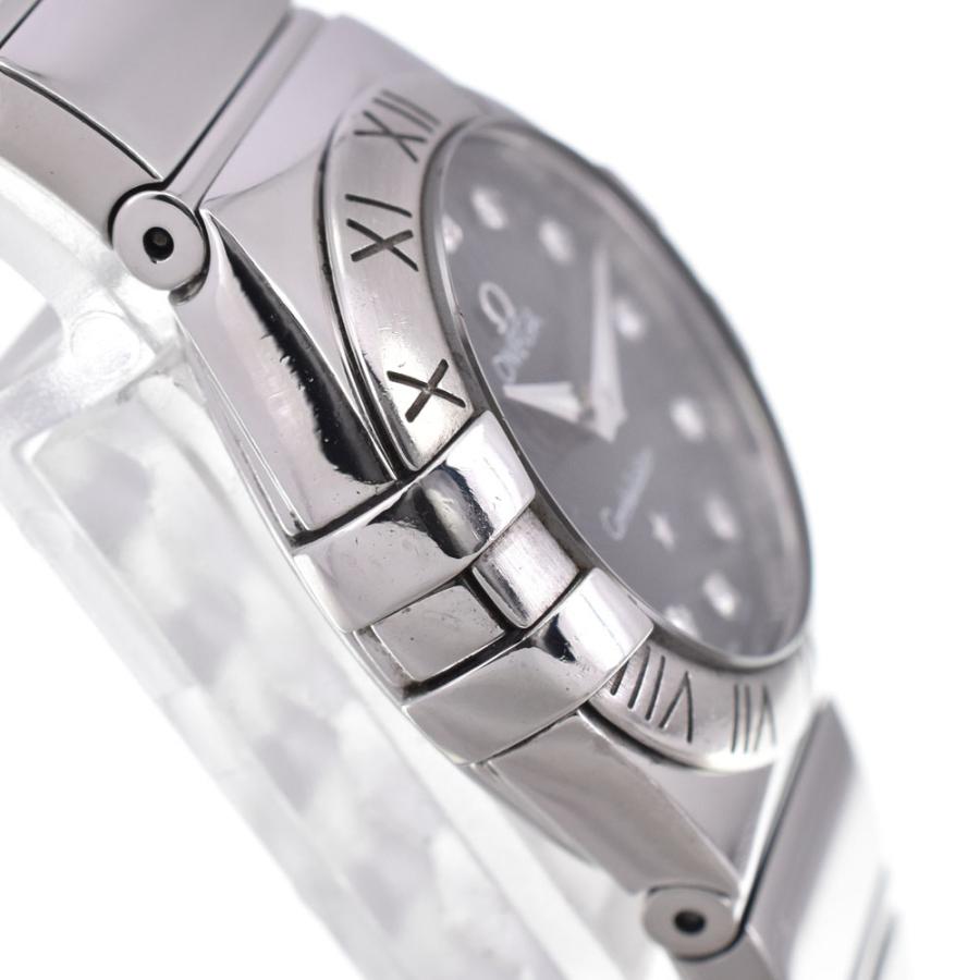 オメガ OMEGA 123.10.24.60.51.002 コンステレーション ポリッシュ 12P ダイヤモンド クォーツ レディース 良品 A#146611の画像