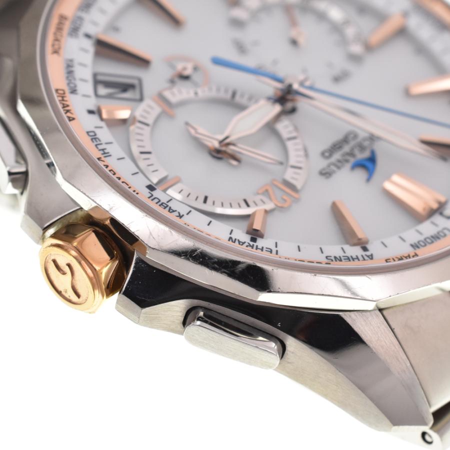カシオ CASIO OCW-S3400E-7AJF オシアナス マンタ ソーラー電波 メンズ 良品 A#146712の画像