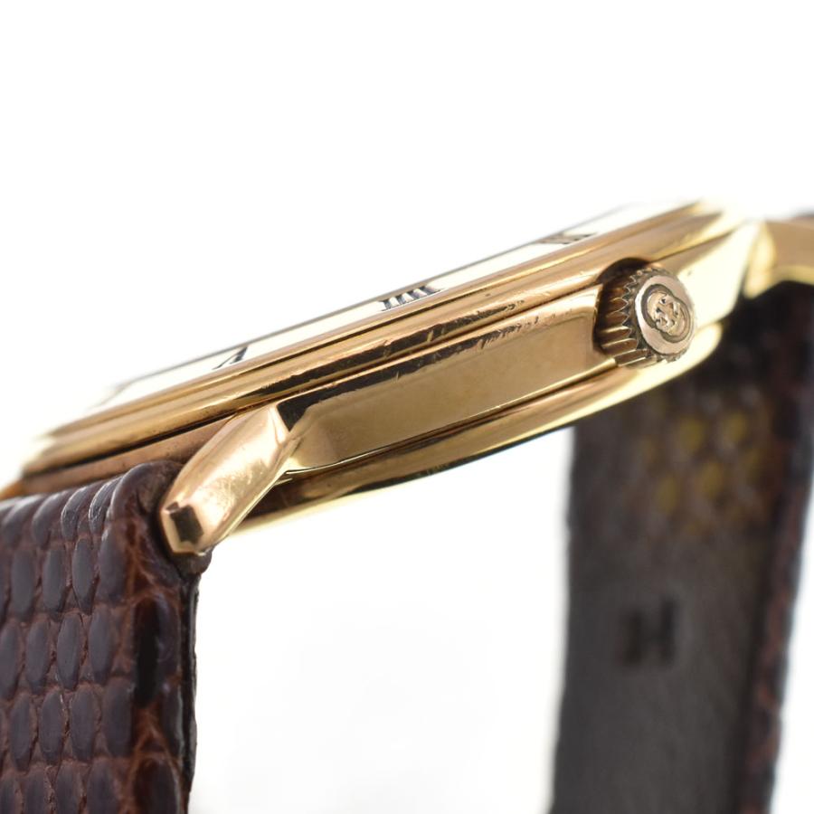 GUCCI（グッチ） GUCCI 3000.2.L GP/レザー ゴールド クォーツ