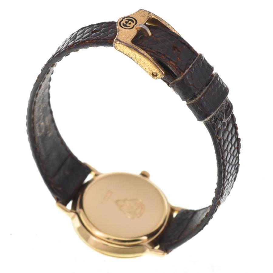 GUCCI(グッチ) 腕時計 3000L レディース 型押し加工 グリーン×レッド GUCCI - GUCCI(グッチ) 腕時計 3000L レディース 型押し加工 グリーン